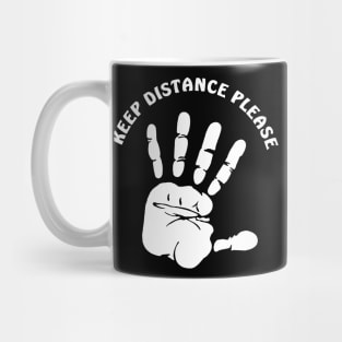 6 feet, 1.5 meter - Keep distance Mug